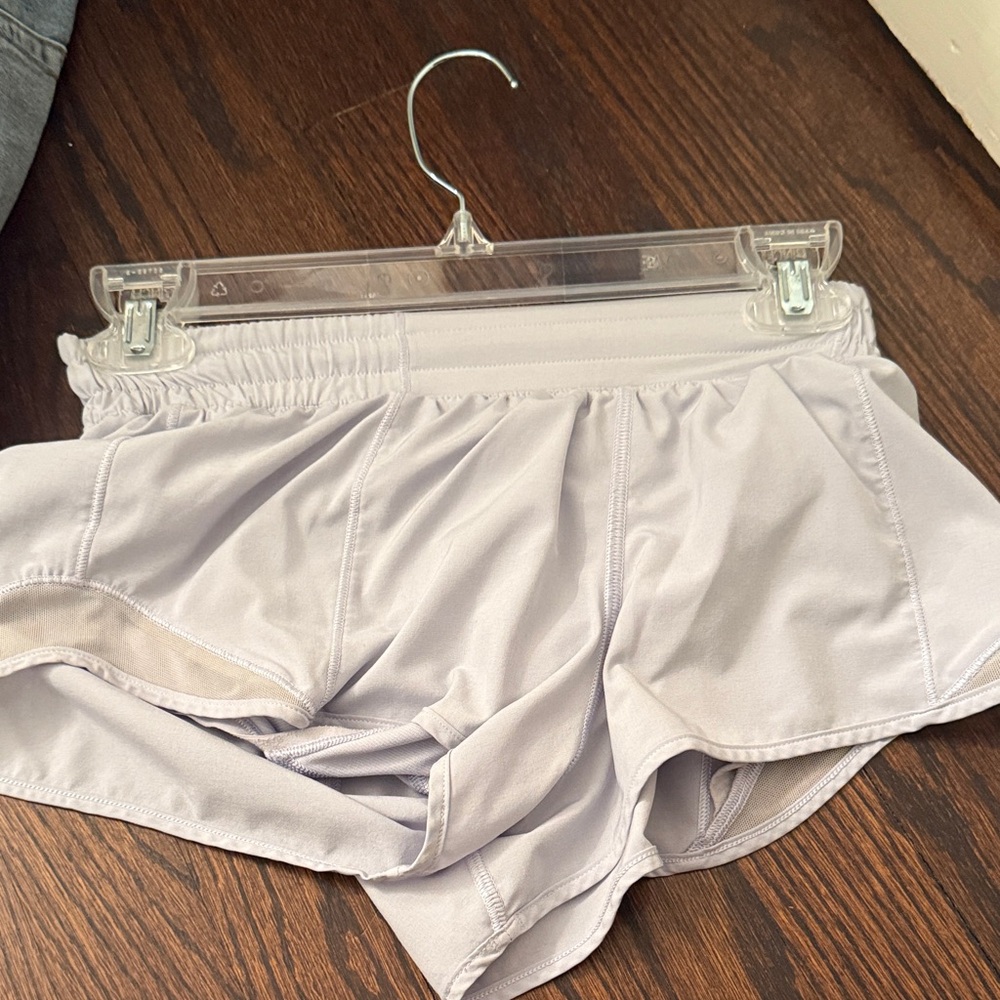 Lululemon Athletica Women's Athletic Shorts in Light Gray